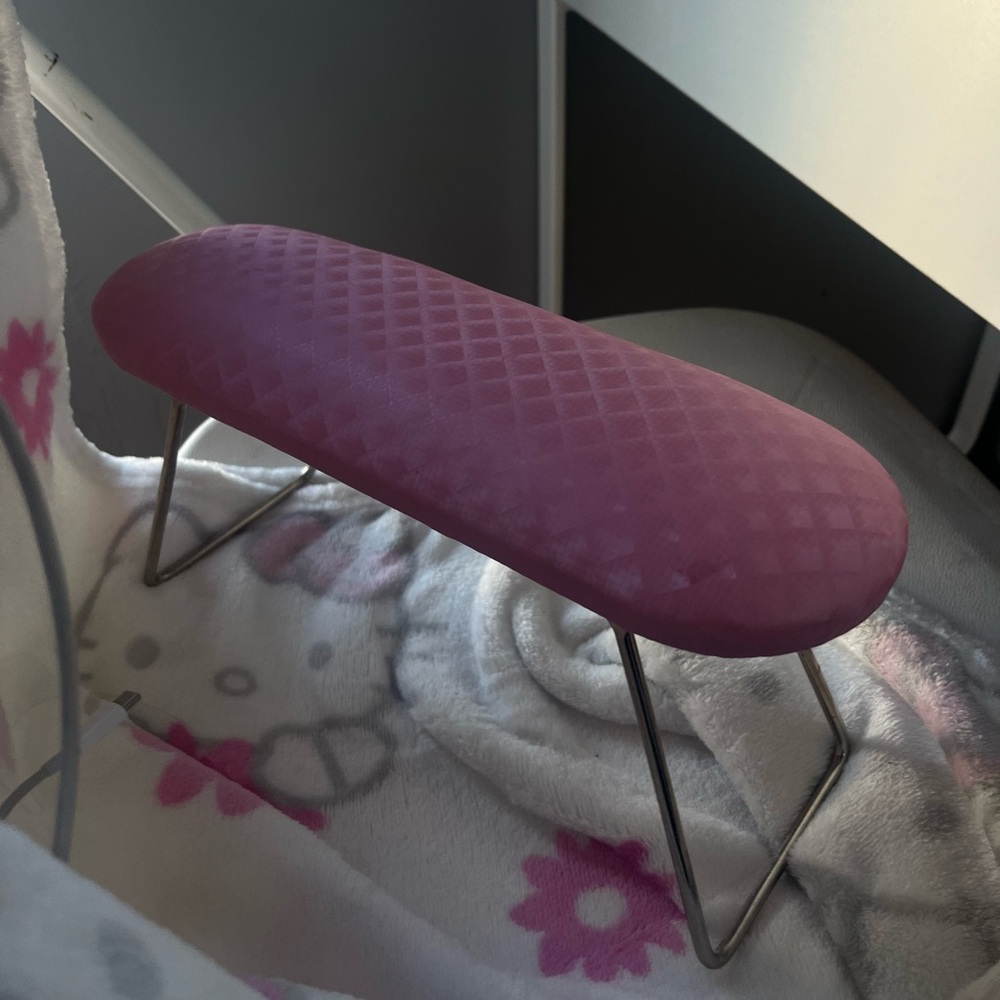 Pink Nail Hand Rest